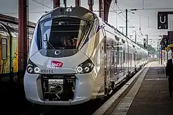 Strasbourg-Haguenau train at Strasbourg-Ville station