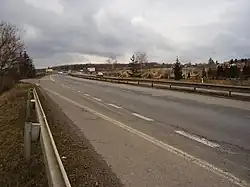 Motorway D4 near Mníšek pod Brdy.