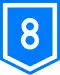 Route 8 shield}}