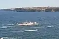 KRI Iskandar Muda in Sydney Harbour on 5 October 2013.