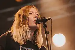 Jacklin performing at the Roskilde Festival in 2017