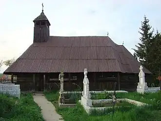 Wooden church in Ghirbom