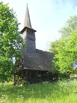 Wooden church in Frâncenii Boiului