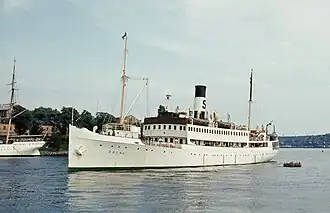 Passenger ship Ragne, built in 1919