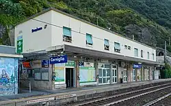 Railway station building