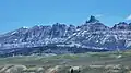 Ramshorn Peak from SSW at Union Pass, zoomed in