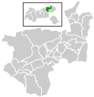 Location within Kufstein district