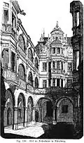 Courtyard, illustration (1885)