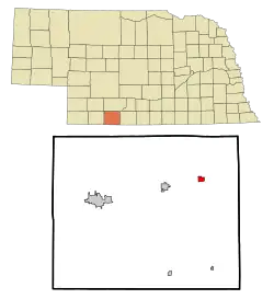 Location of Bartley, Nebraska