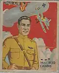 Major Reed G. Landis trading card 1934 (front)