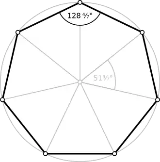 Regular heptagon