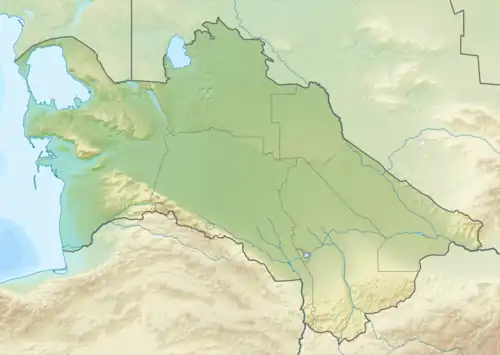 Türkmenbaşy is located in Turkmenistan