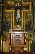 Relics of Peter of Jesus Maldonado in the Cathedral of Chihuahua.