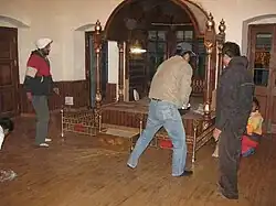 Repairing the inside of Gurudwara Sahib Chail