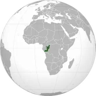 Location of Congo