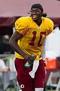 Robert Griffin III Quarterback and winner of the 2011 Heisman Trophy