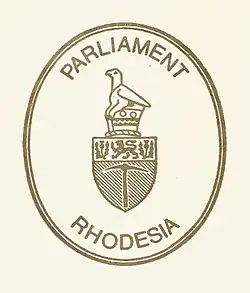 Logo used by the Parliament of Rhodesia