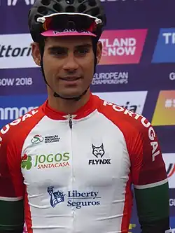 Ricardo Vilela, in 2018, dressed in full cycling gear