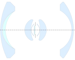 Zeiss Pleogon by Richter & Koch (1956), from DE 1,097,710[7]