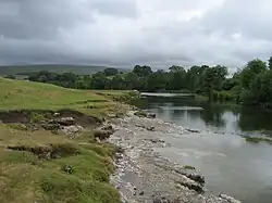 River Wharfe below Grassington Bridge, 54°4′6.01″N 2°0′16.38″W﻿ / ﻿54.0683361; -2.0045500