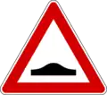 Road hump ahead