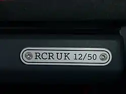 RCR SB2 Dash Plate