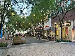 Rockville Town Square closed off street