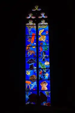 Contemporary window - "The Creation of the Elements - Water"