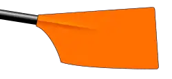 Image showing the rowing club's blade colours
