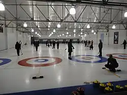 Curling action photo