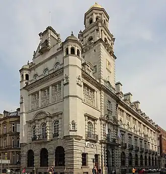 Royal Insurance Building, Dale Street (1903; Grade II*) Identified as the first steel-framed building in the UK
