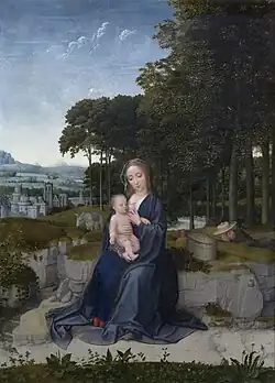 Rest on the Flight into Egypt, Gerard David, 16th century, Royal Museum of Fine Arts Antwerp