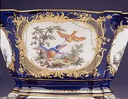 Fan-shaped jardinière and stand, 1758 at Waddesdon Manor