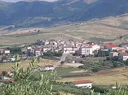 View of Santa Cristina Gela from a nearby hill