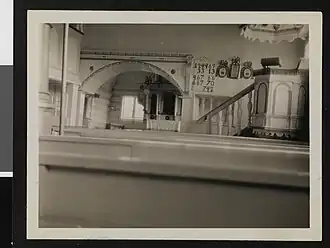 Historic view of the interior