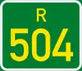 Regional route R504 shield