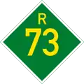 Provincial route R73 shield