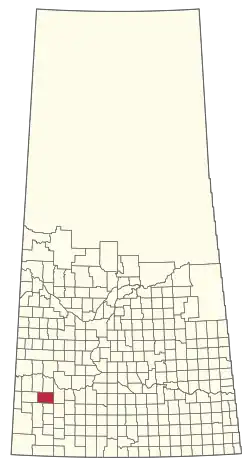 Location of the RM of Pittville No. 169 in Saskatchewan