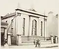 The 1844 York Street Synagogue in Sydney - very similar Egyptian style to Hobart Synagogue and Launceston Synagogue