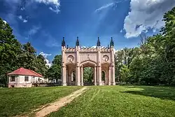 Remains of Pac Palace in Dowspuda