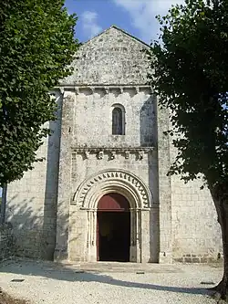 The church in Sainte-Radegonde