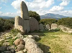 Giant's grave near Dorgali in Sardinia, Italy