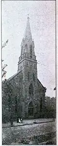 Sacred Heart viewed from Mulberry Street, circa 1906