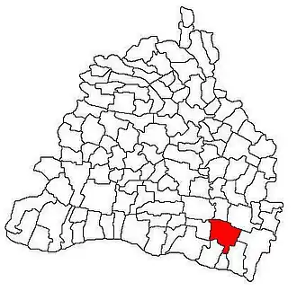 Location in Dolj County
