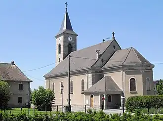 The church in Saint-Bernard