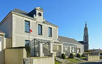 The town hall in Saint-Lumine-de-Coutais