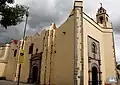 Templo and exconvento de San Francisco in Tepeji del Río de Ocampo.
