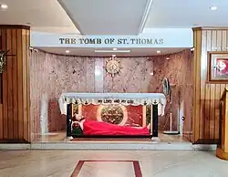 Saint Thomas Tomb located in Santhome Church