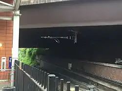 Salford Crescent Railway station electrification progress 12