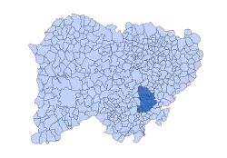 Location in Salamanca